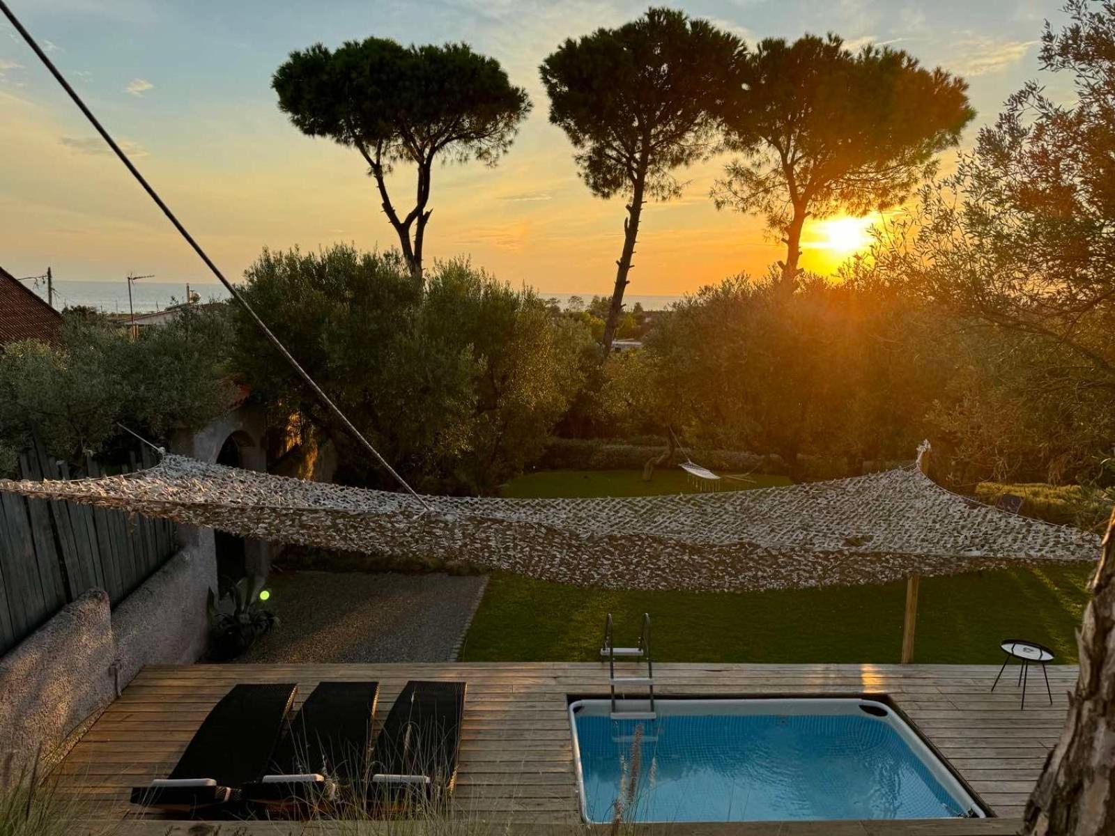 Sea View Villa In Olive Garden Nea Kallikrateia Eksteriør billede